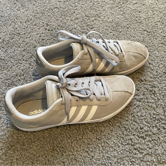 Adidas Neo Sneaker with Comfort Footbed in Suede Gray - Picture 2 of 6